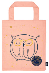 BOLSA DE TELA LIBROS BUHO LECTOR | MOSES